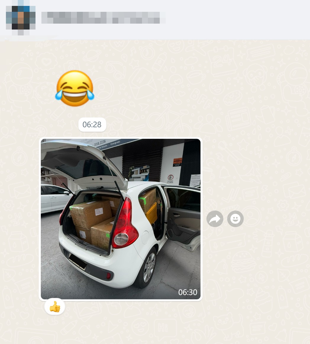 Delivery recorded in Brazil