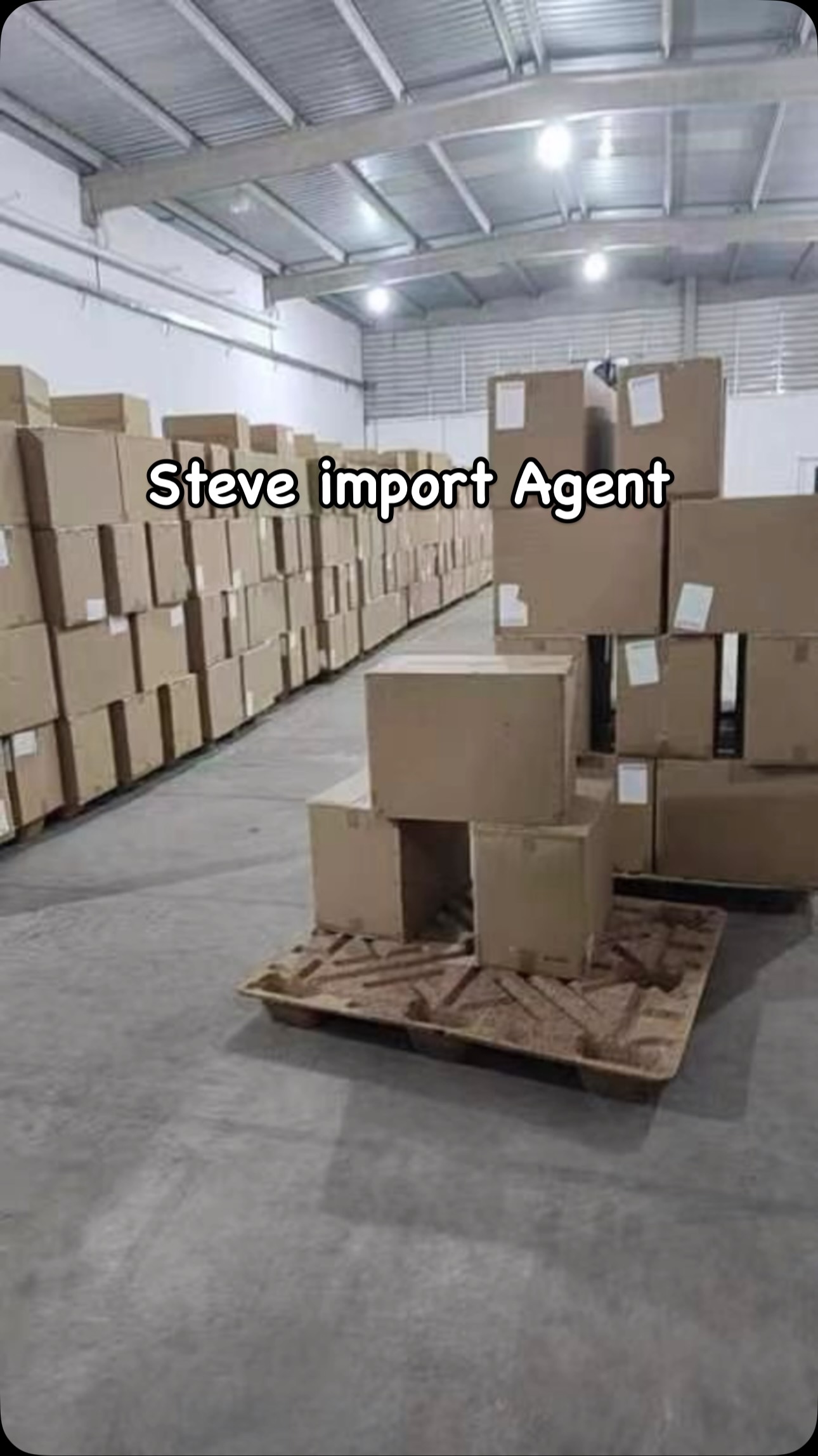 Goods at the warehouse